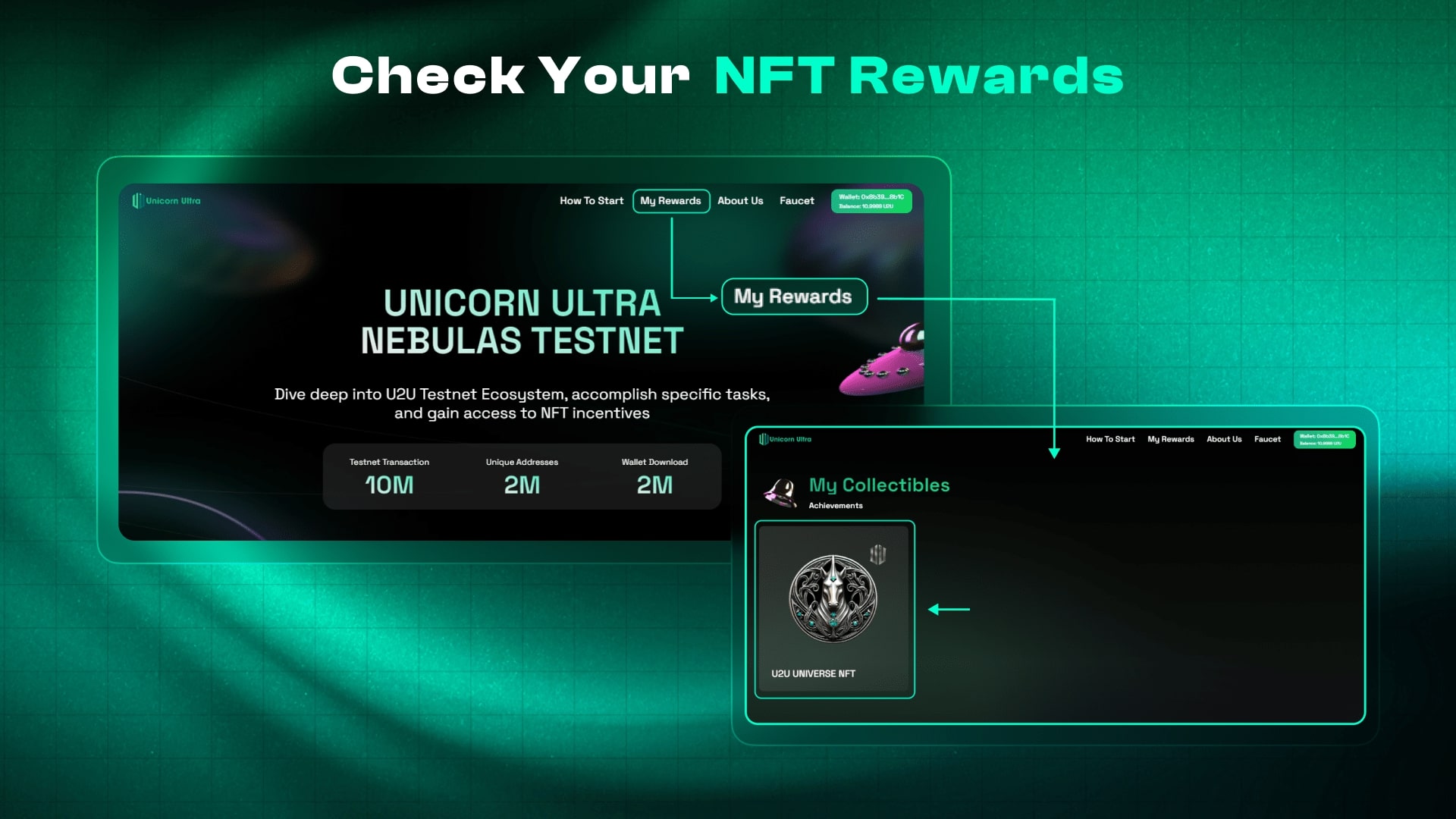 check your nft rewards