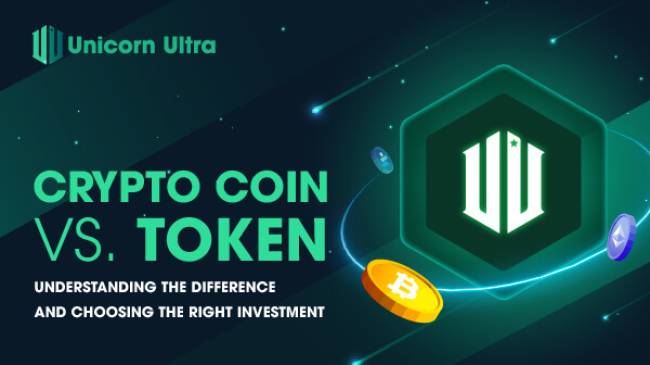 crypto coin vs token