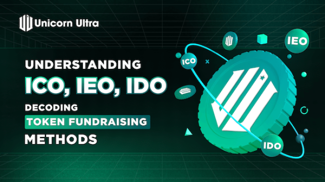 What are ICO, IEO, and IDO?